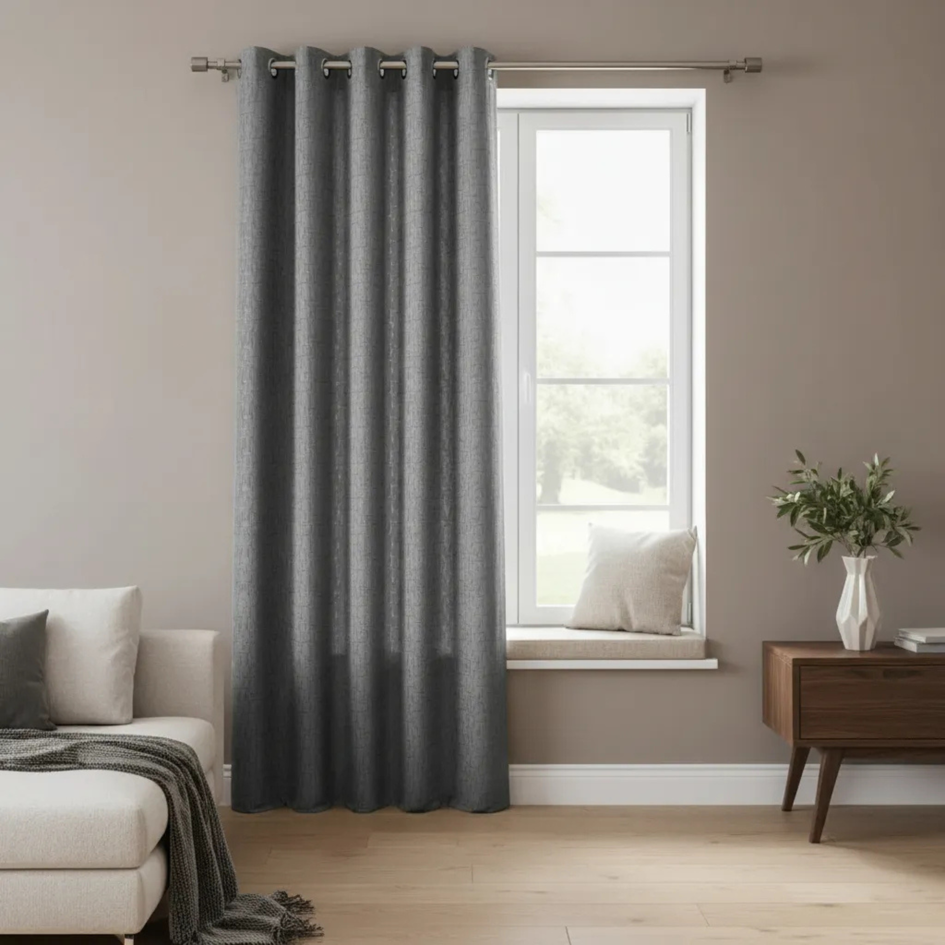 Cortina Larga Blackout Texturizado Grabado Varios colores