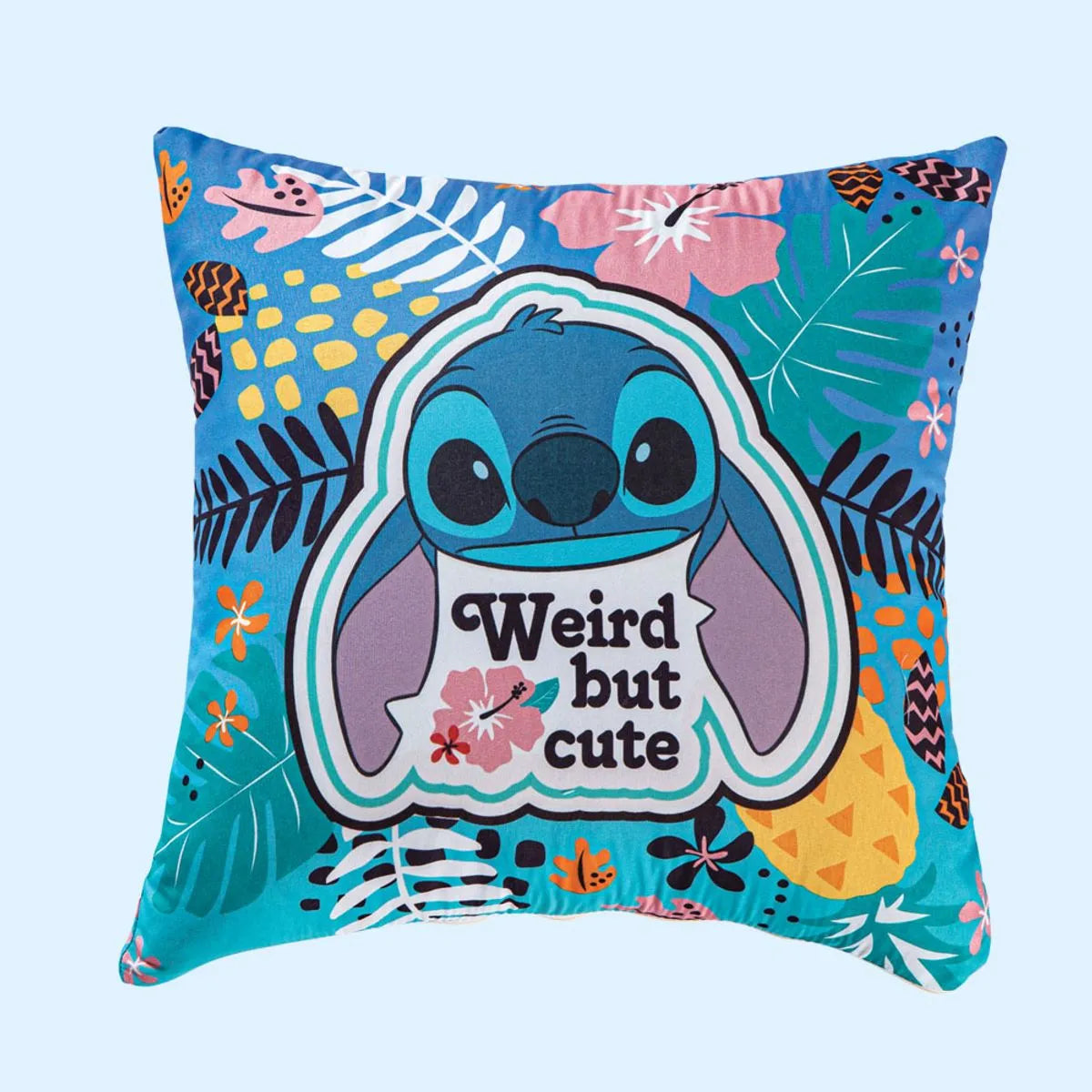 Cobertor Ultra Suave Ligero Stitch Cute + Cojin Stitch Aloha