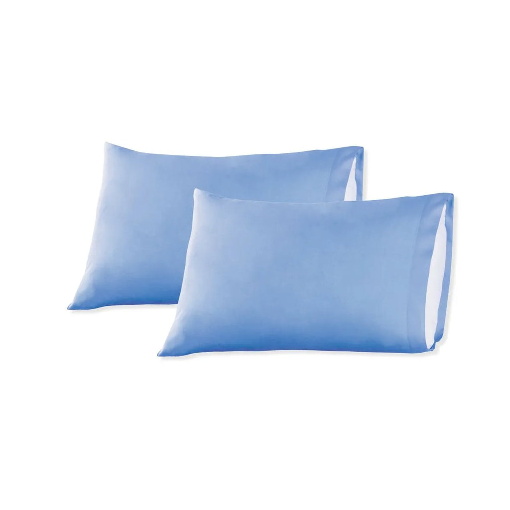Combo Cobertor de Borrega Jumbo Barcelona y Fundas Azul