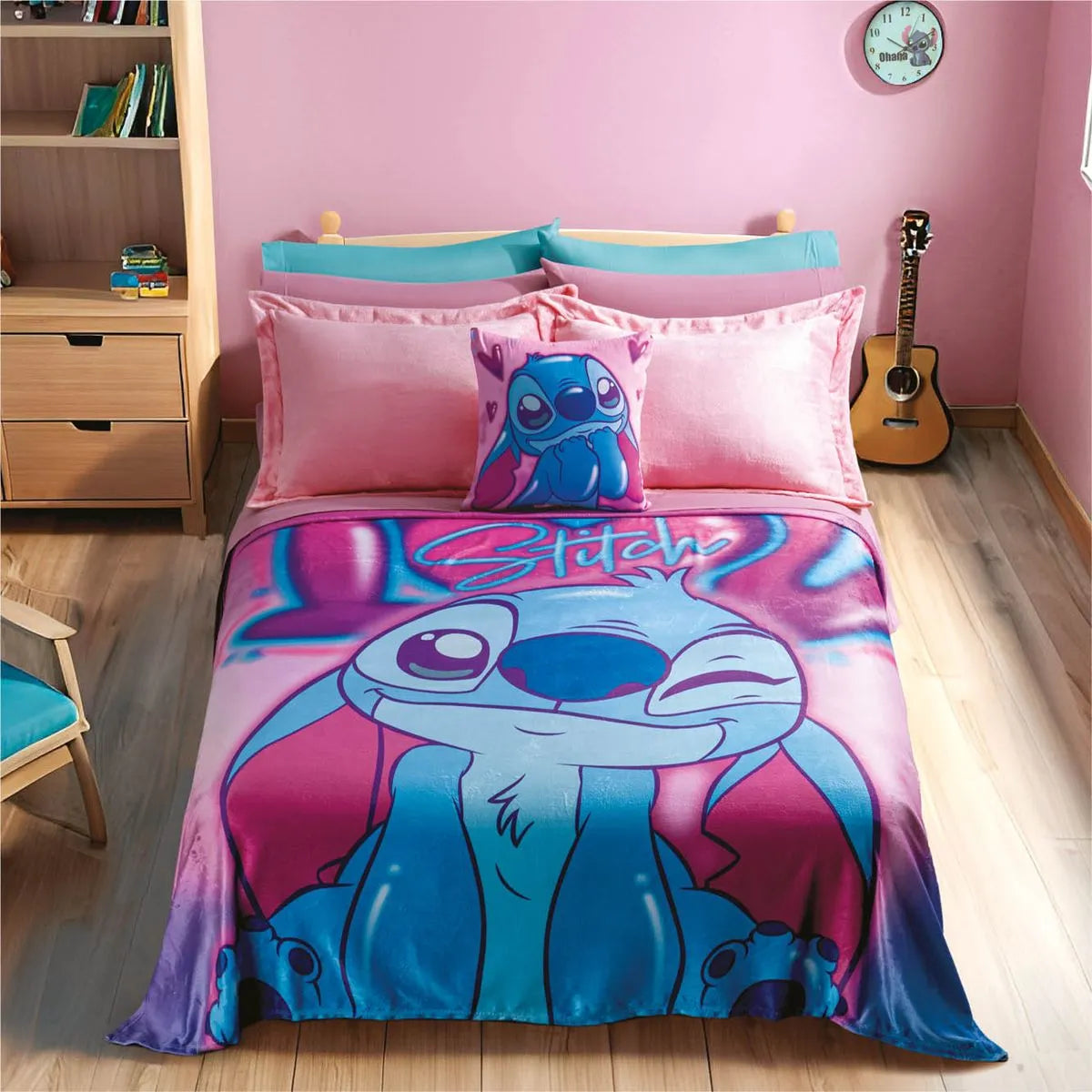 Cobertor Ultra Suave Ligero Stitch Amore