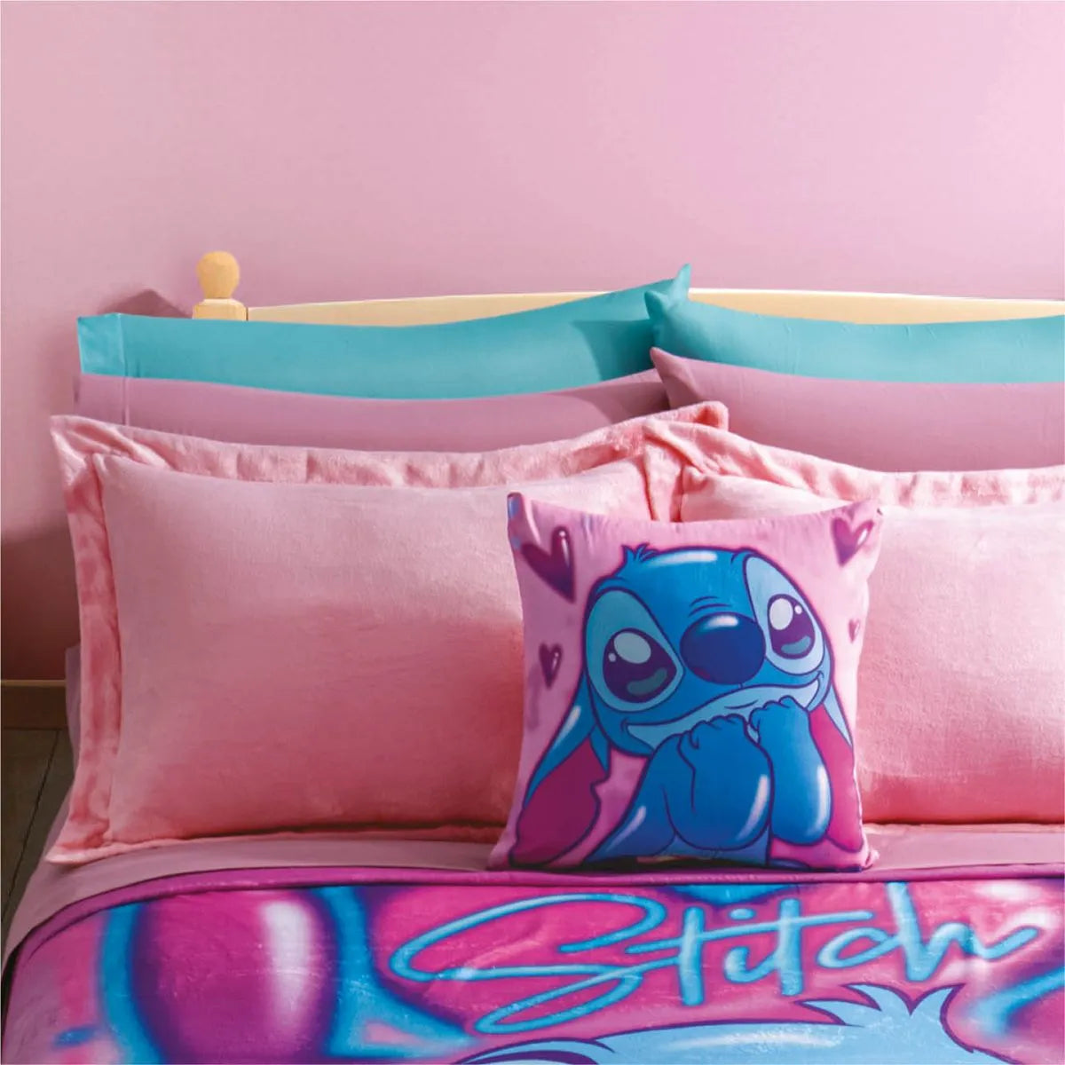 Cobertor Ultra Suave Ligero Stitch Amore