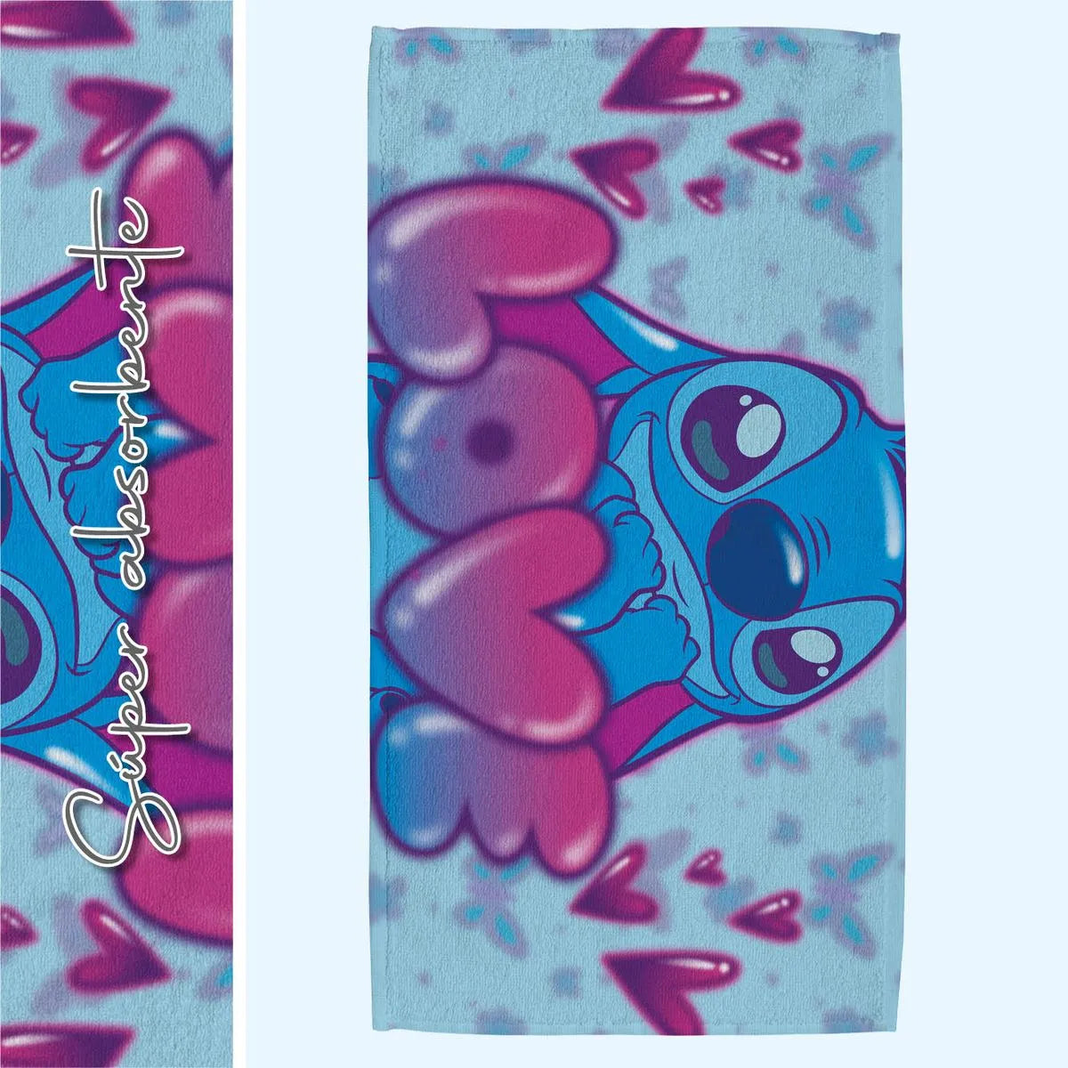 Toalla Infantil Stitch Amore Algodón