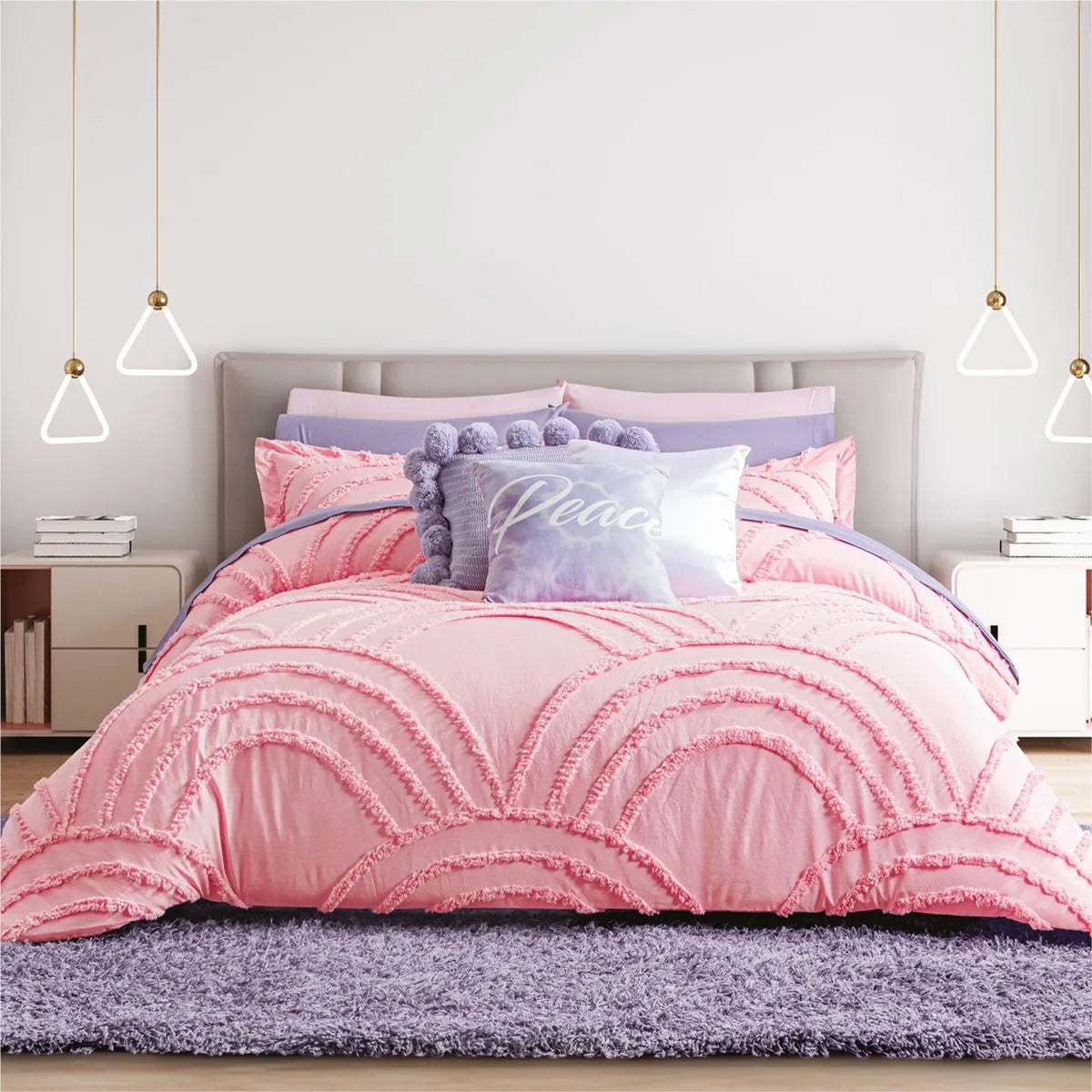 Edredón Grueso Bordado con Fundas Tufted Faby