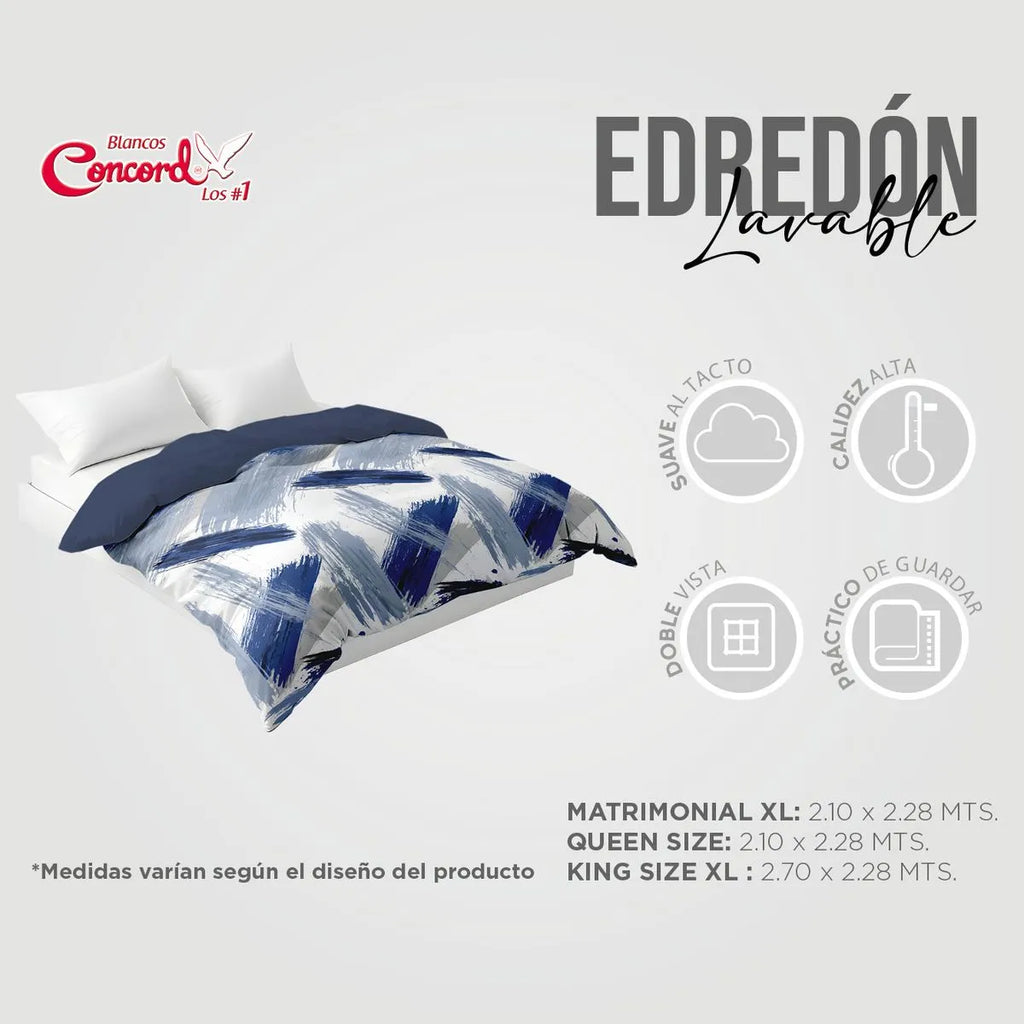 Edredón Lavable Con Fundas y Cojines Batic