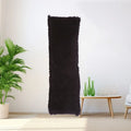 Cojin Body Jumbo Shaggy Negro