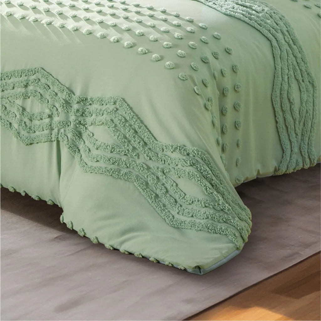 Edredón Grueso Bordado con Fundas Tufted York