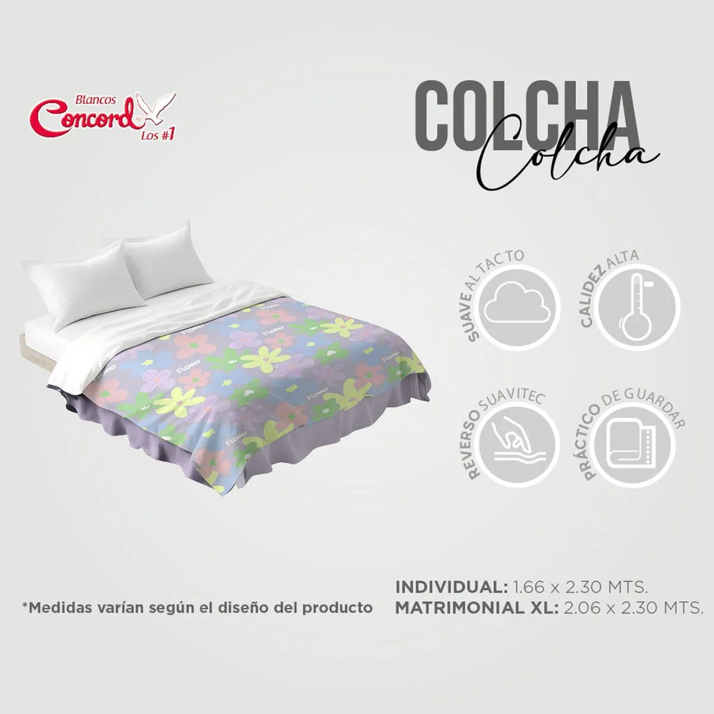 Colcha Neo con Fundas Tara