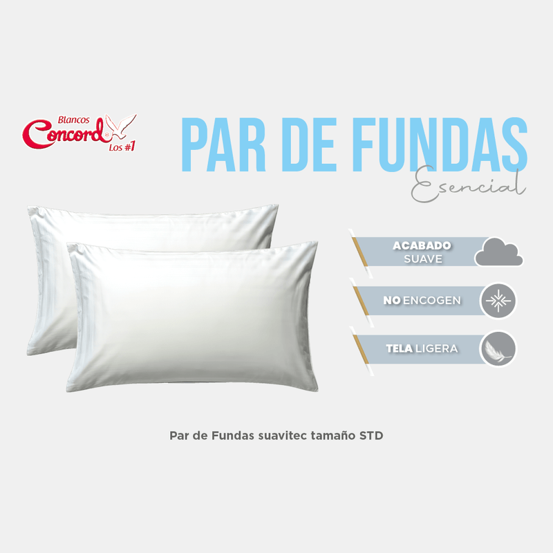 Par De Fundas Esencial Azul Denim