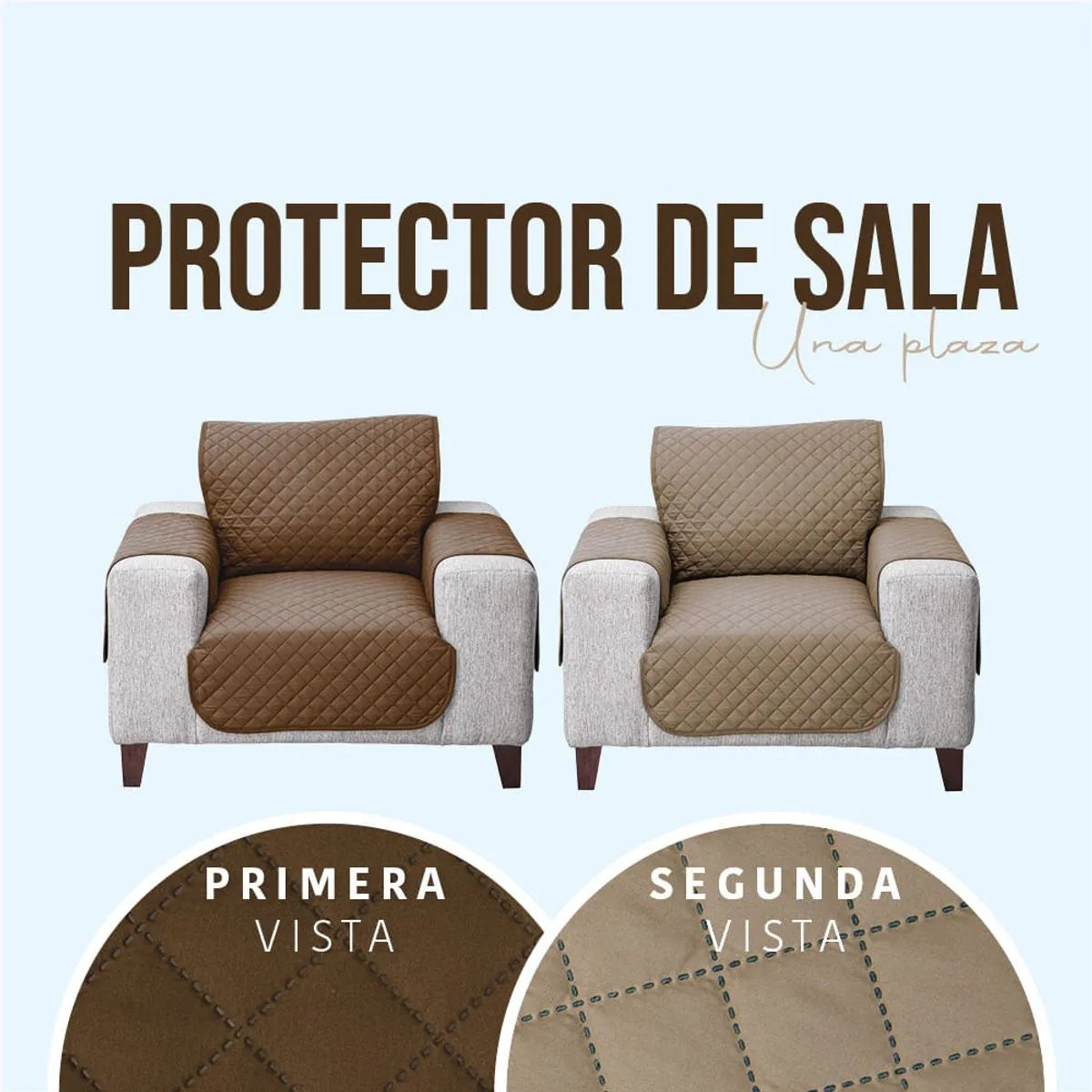 Protector de Sala Neo 2 vistas Café