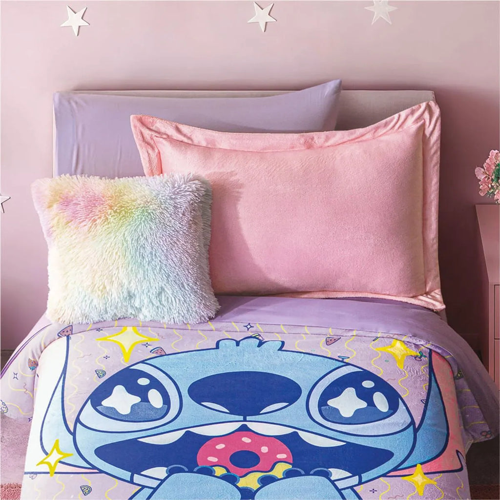 Cobertor Ultra Suave Ligero Stitch Cute