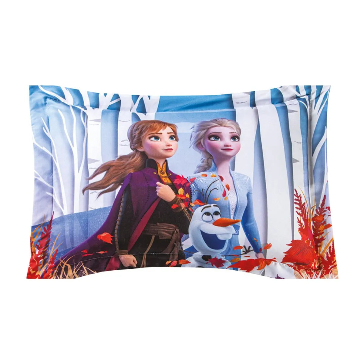 Cobertor Ultra Suave Ligero Frozen Magic +Funda Decorativa Elsa y Anna