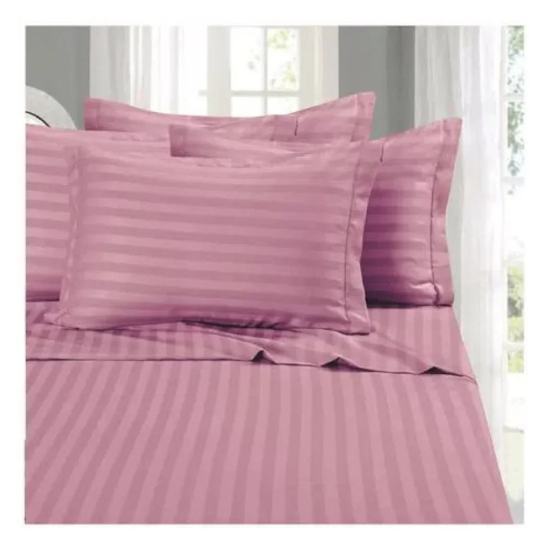 Sábana Vero 3000 Hilos Microfibra Palo de Rosa