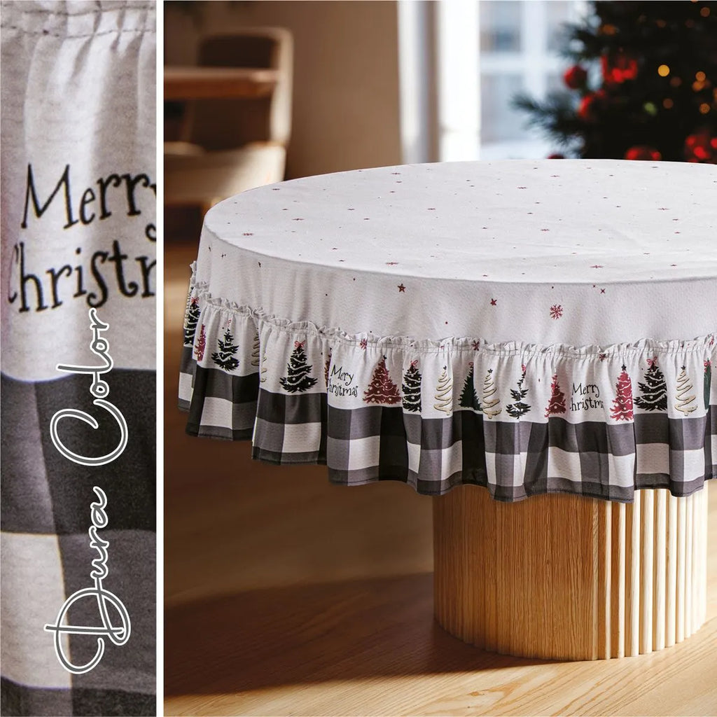 Mantel Circular De Cocina Holy Winter