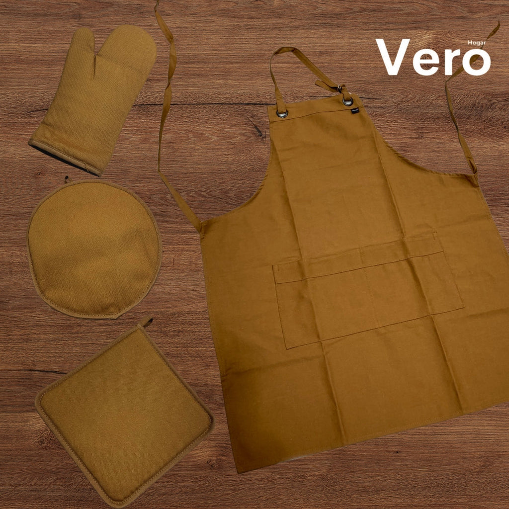 Set de Cocina Parrillada Oro