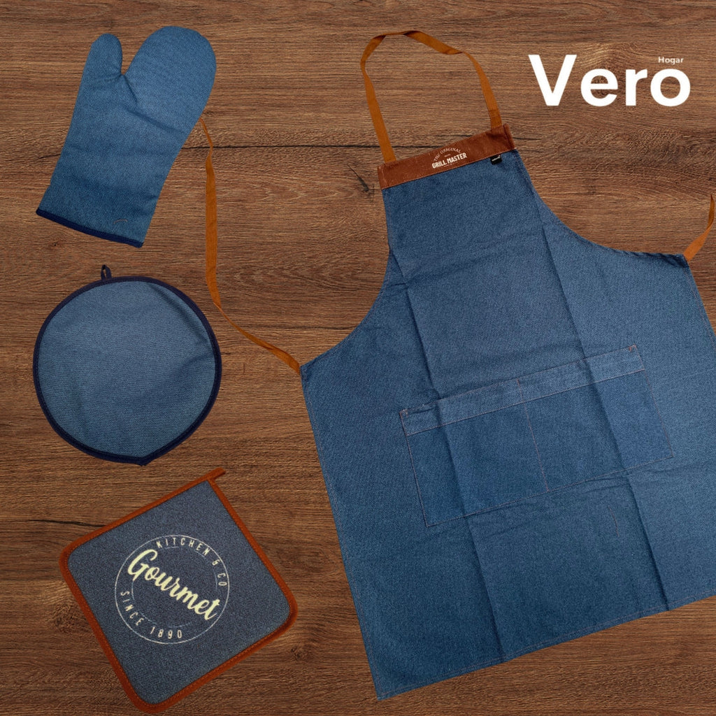 Set de Cocina Parrillada Blue
