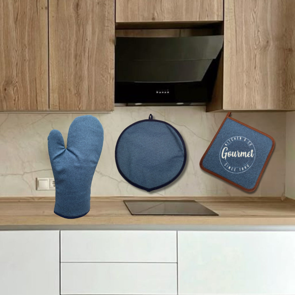 Set de Cocina Parrillada Blue