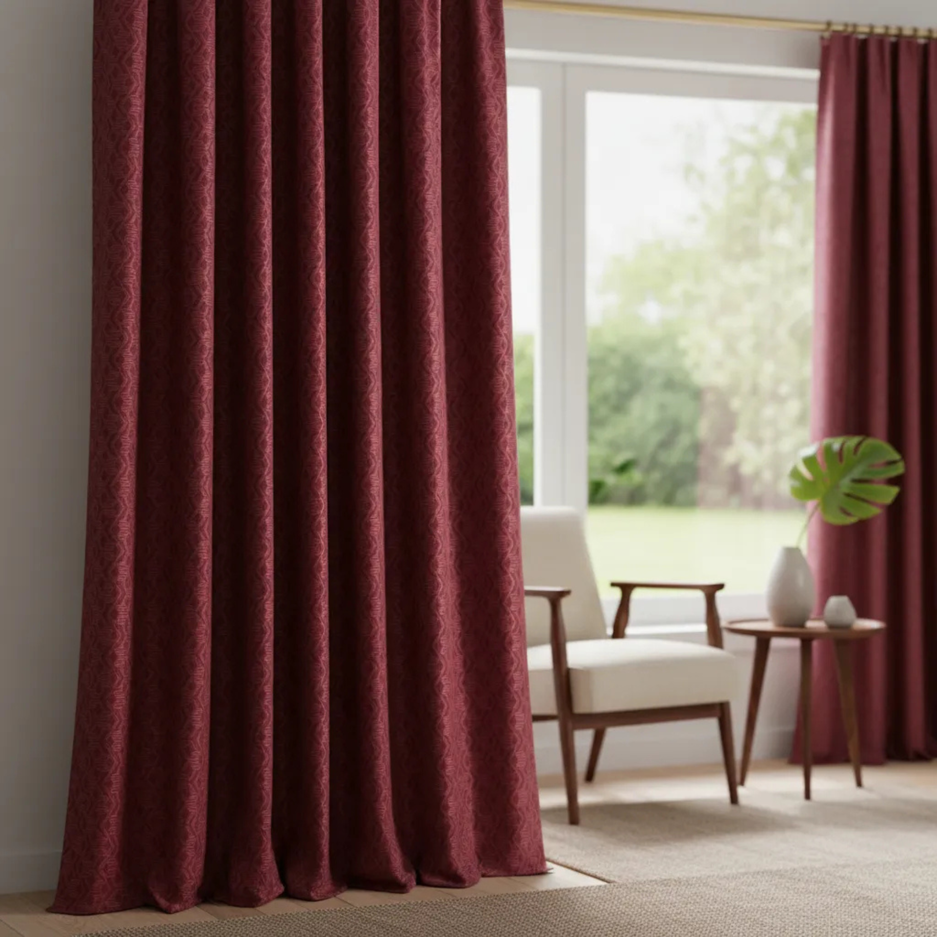 Cortina Larga Blackout Texturizado Grabado Varios colores