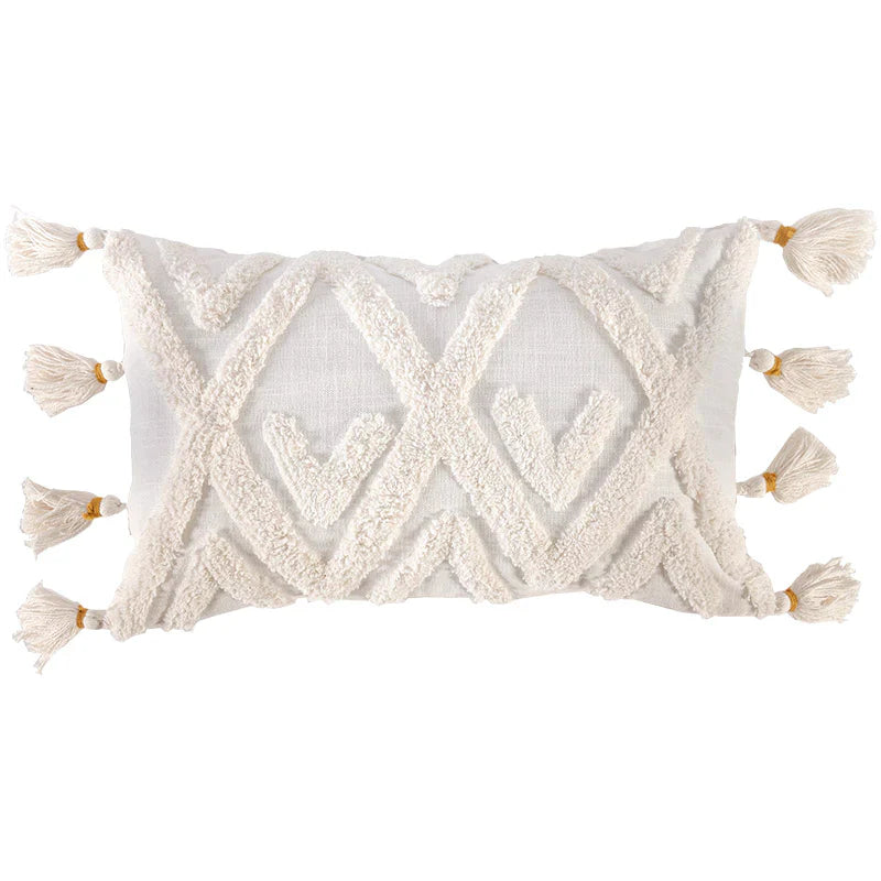 Funda de Cojín Tejido Mumbai Beige