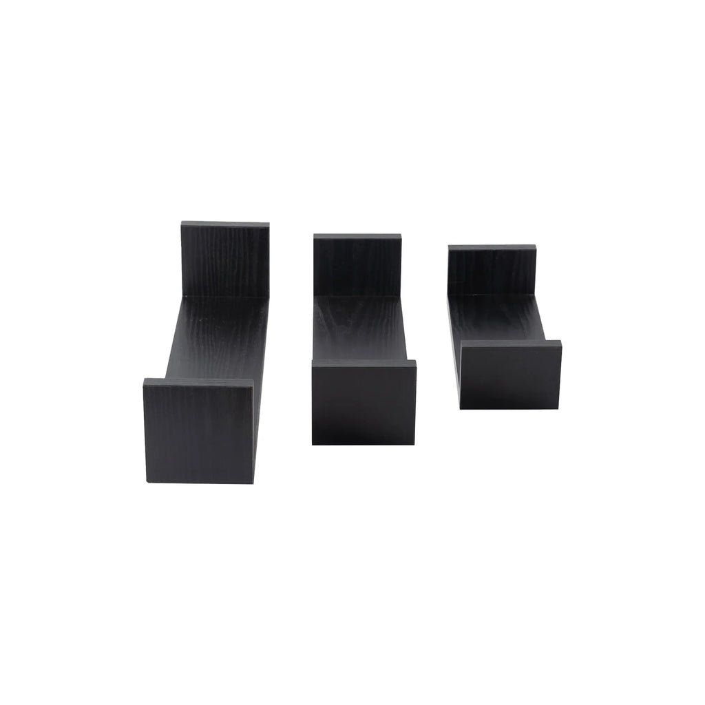 Set de 3 Repisas Negro Taxco