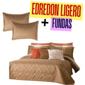 Edredón Ligero con Fundas para Almohada a Juego.