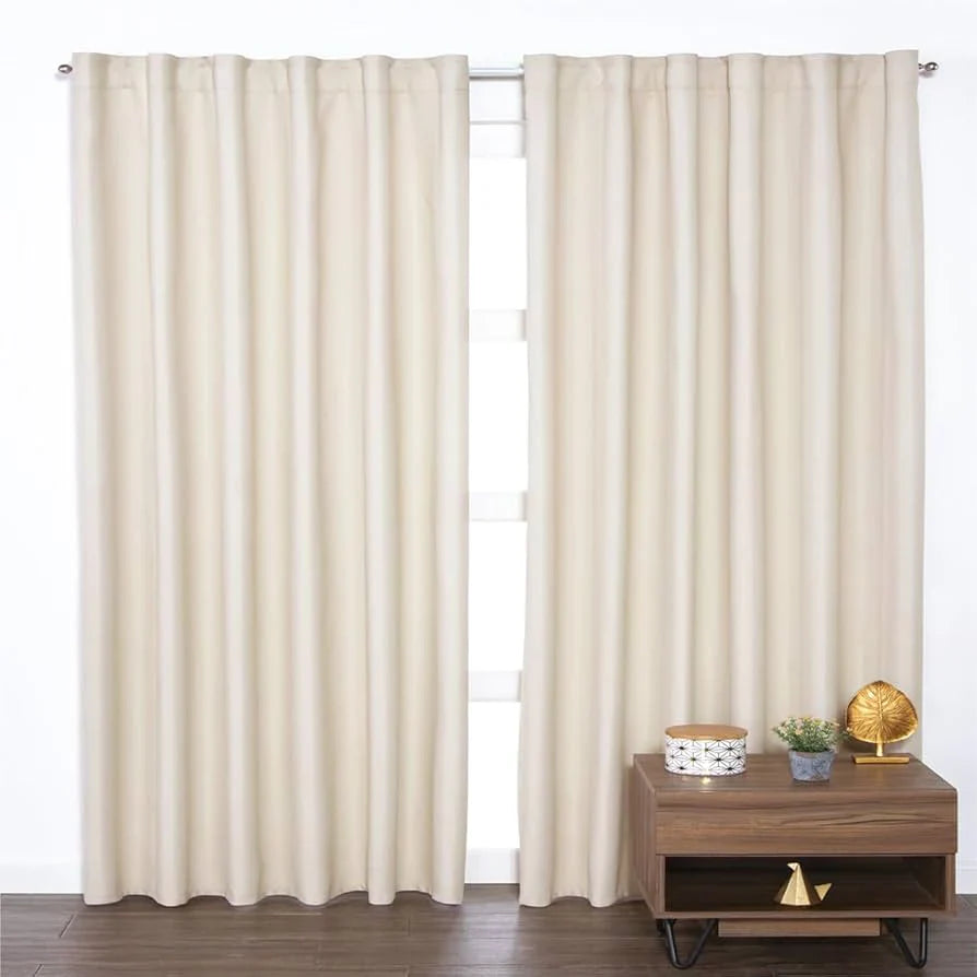 Combo Colcha Neo Pistache  + Cortinas Largas Beige