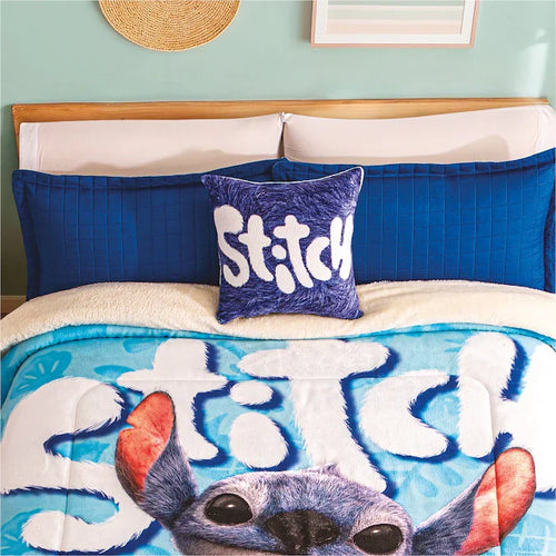 Cobertor Con Borrega Stitch  Ohana