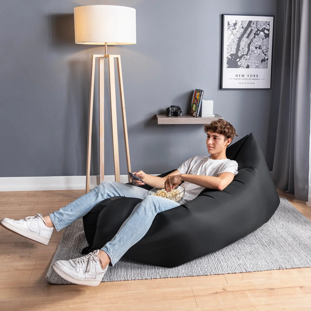 Puff Inflable Negro