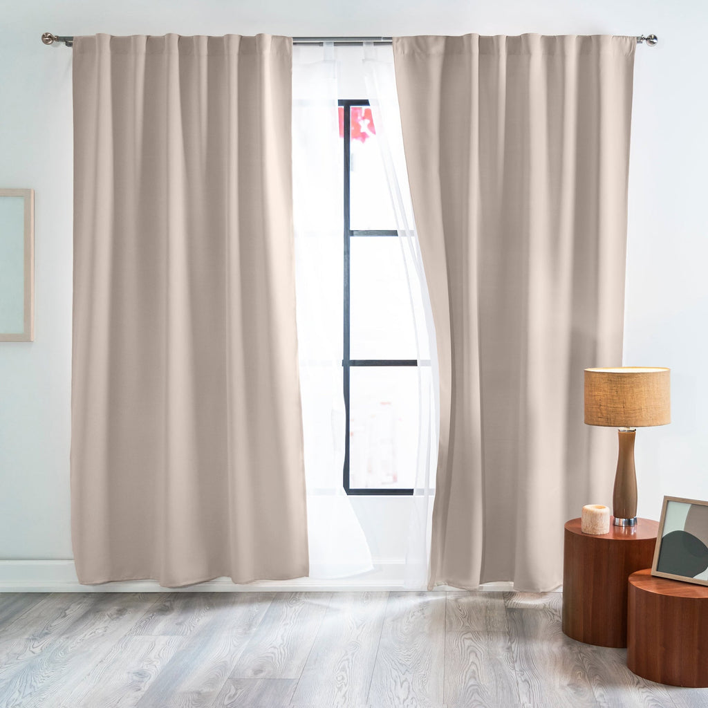 Cortina Viasoft Almond un toque elegante que tu hogar merece