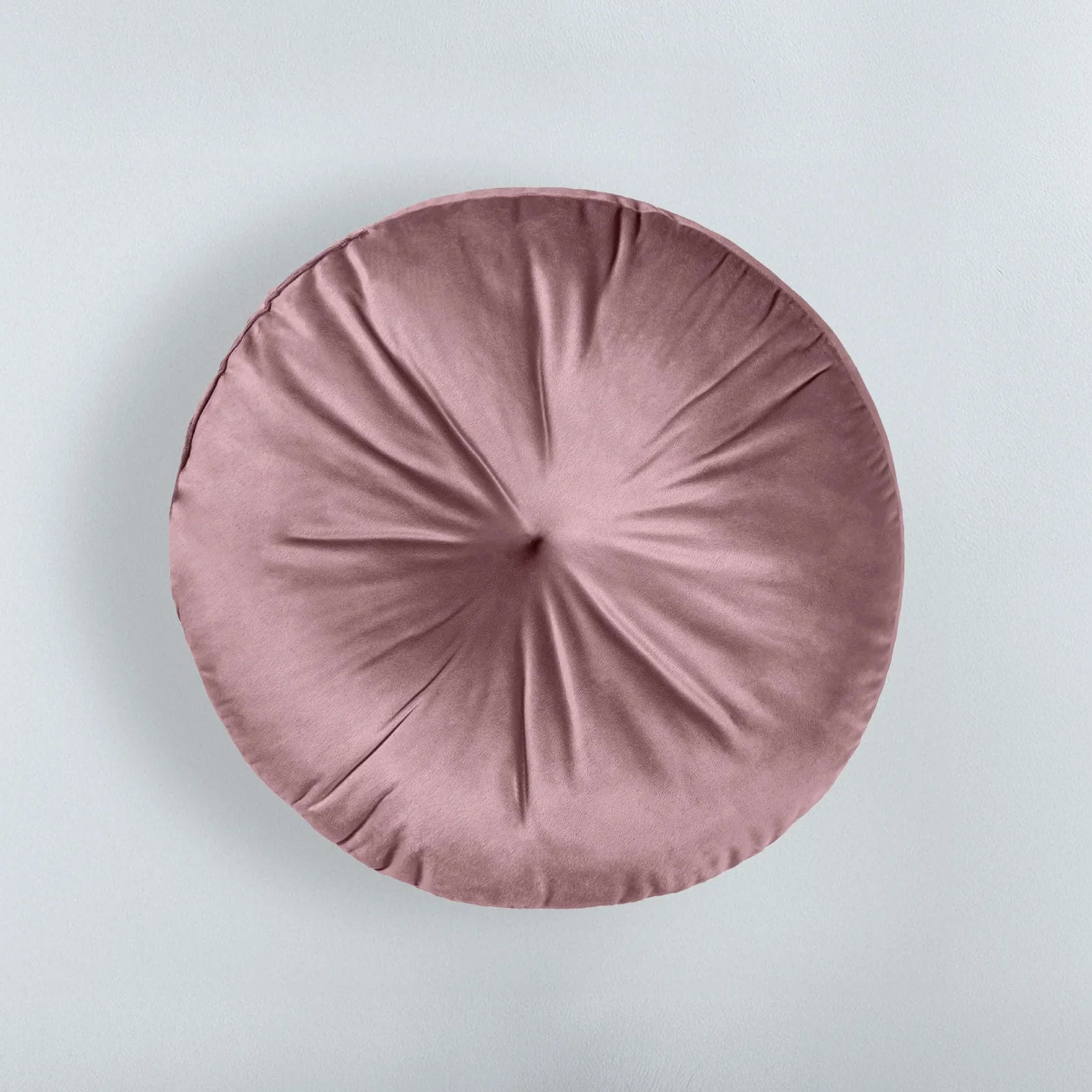 Cojín Circular Velvet lila
