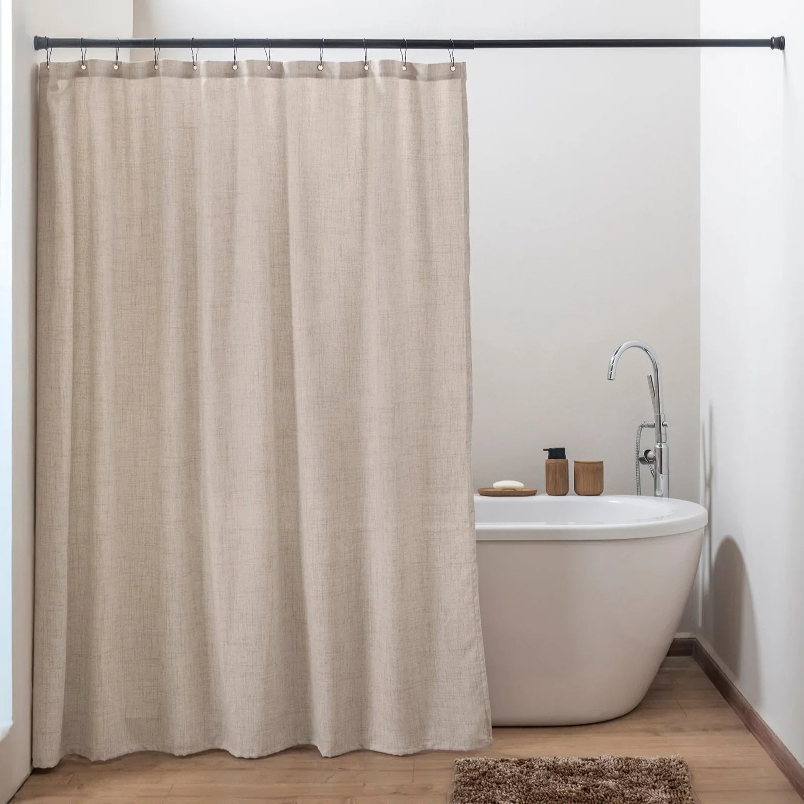 Cortina de Baño Impermeable Creta