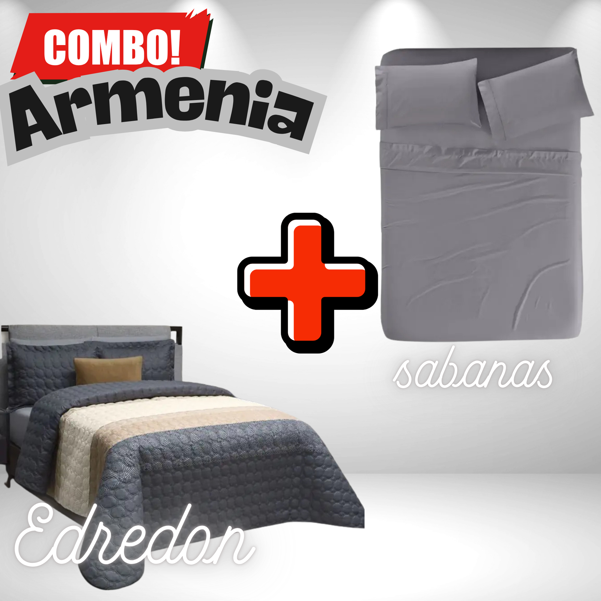 Edredón Ultrasónico Armenia  con Sabanas