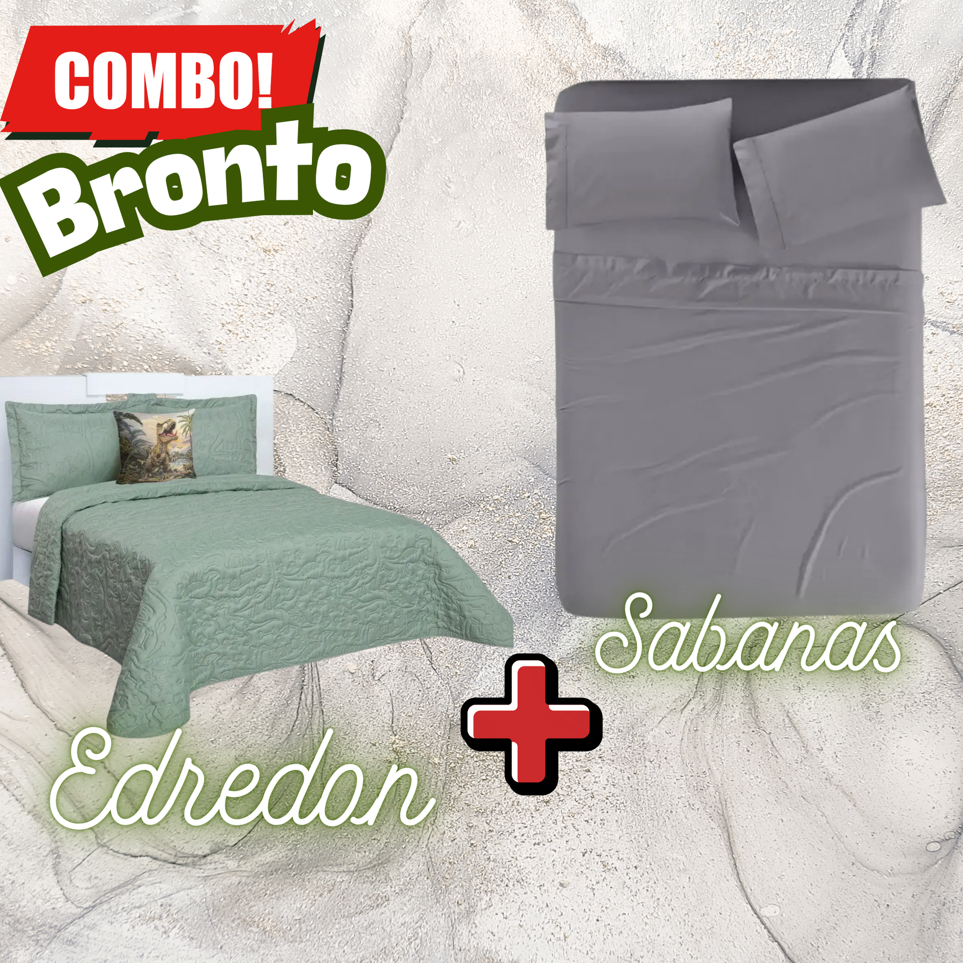 Edredón Ultrasónico Bronto con Sabanas.