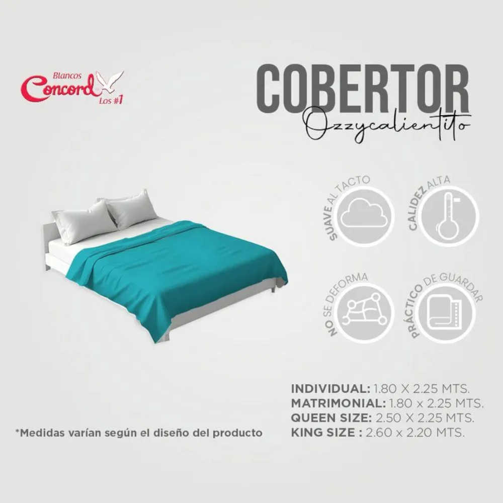 Cobertor Ultra Suave Ligero Esmeralda + Par de Fundas Velvet Esmeralda