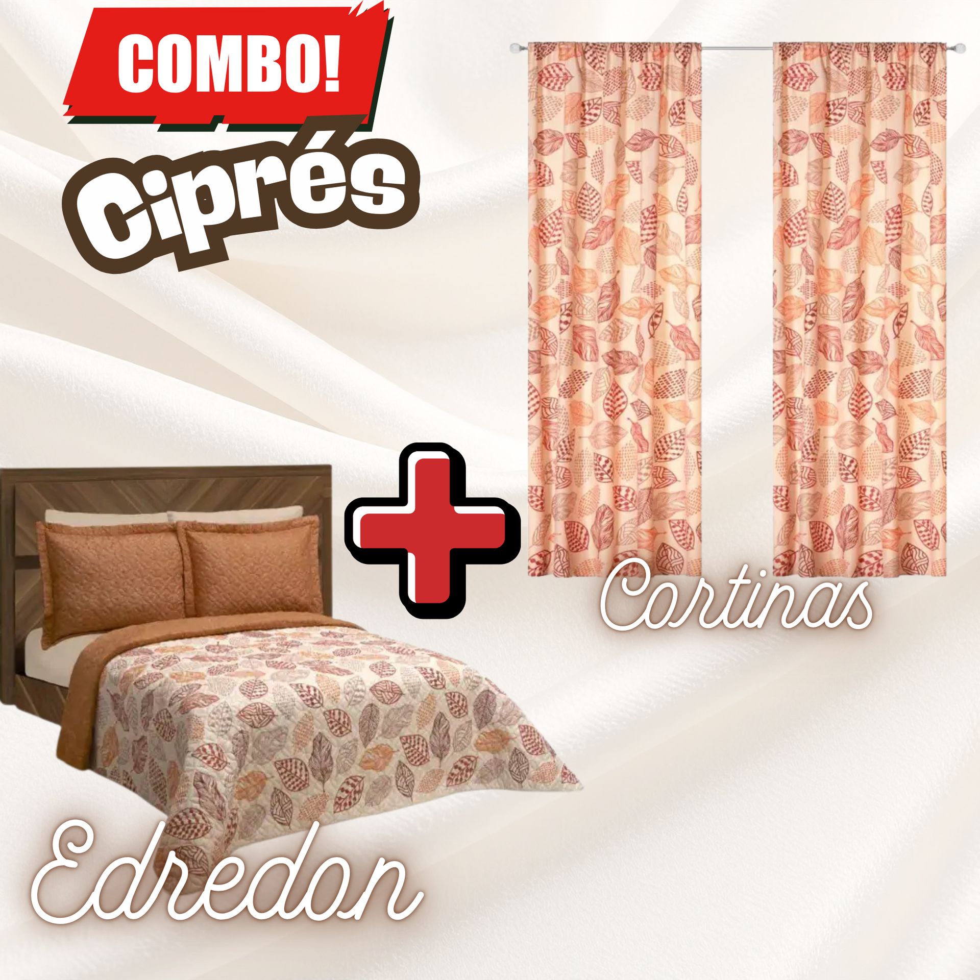 Edredón Ultrasónico Ciprés con Cortina