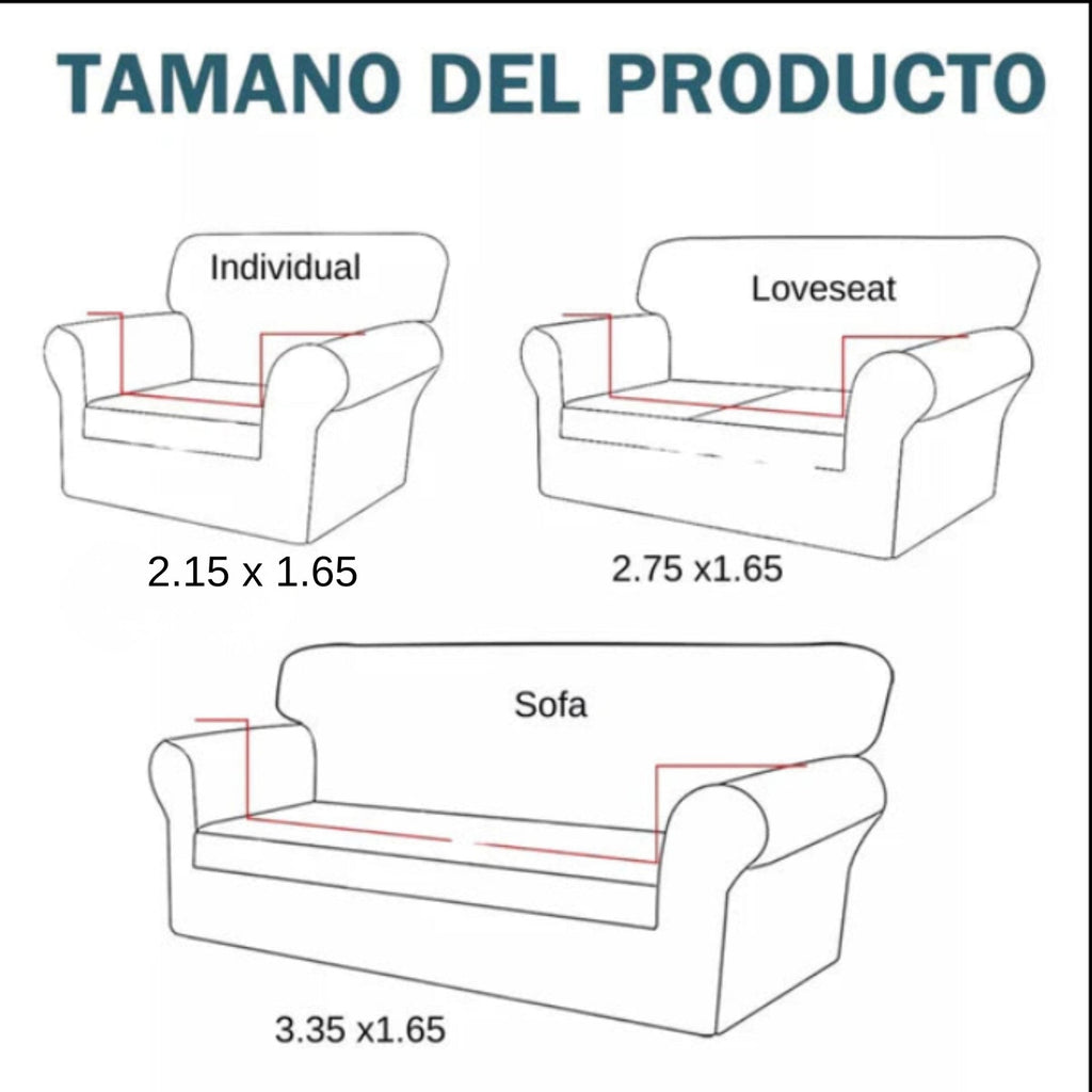 Set de Protectores de Sala Doble Vista de Tapete 3 piezas Beautty Home