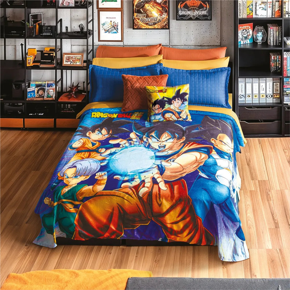 Cobertor Ultra Suave Ligero Dragon Ball Team
