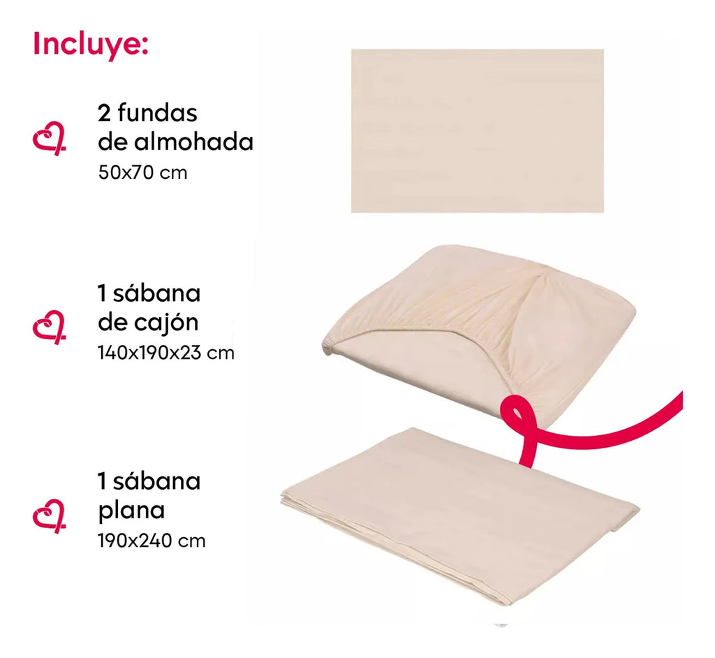 Cobertor Confort Napoli + Sabanas 3000