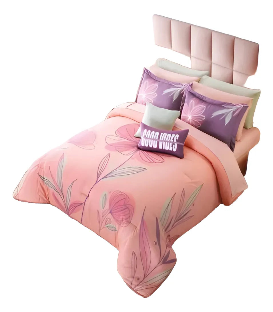 Edredón Lavable Con Fundas y Cojines Kira