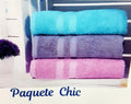 Pack Chic toallas 100% Algodón 3 en 1