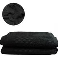 Toalla Medio Baño 100% Algodón Negro