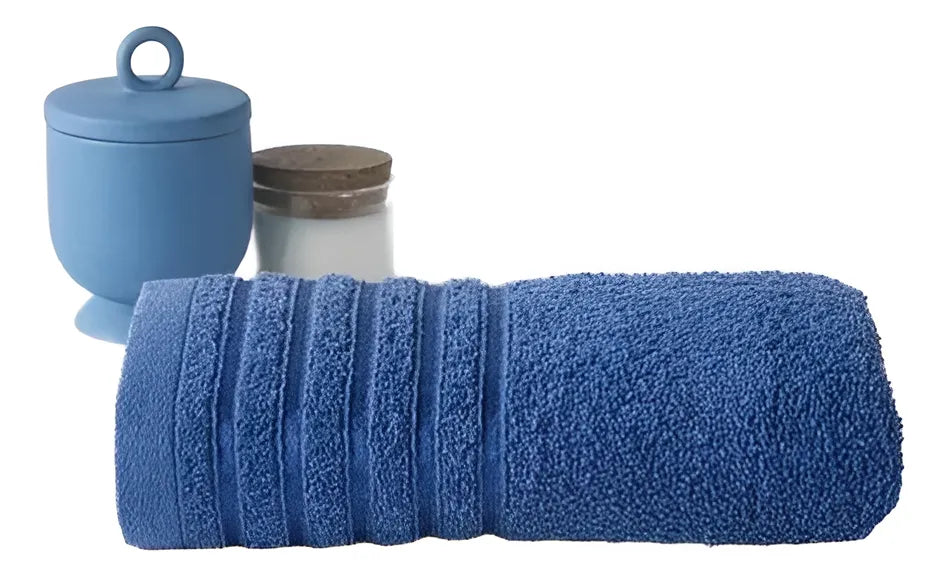 Toalla de Baño Completo Encanto Azul Rey