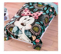 Cobertor Ultra Suave Ligero Minnie Poetic+ Par de Fundas Neo Rosa