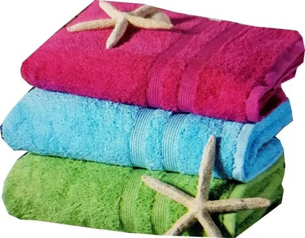 Pack toallas Verano 100% Algodón 3 en 1