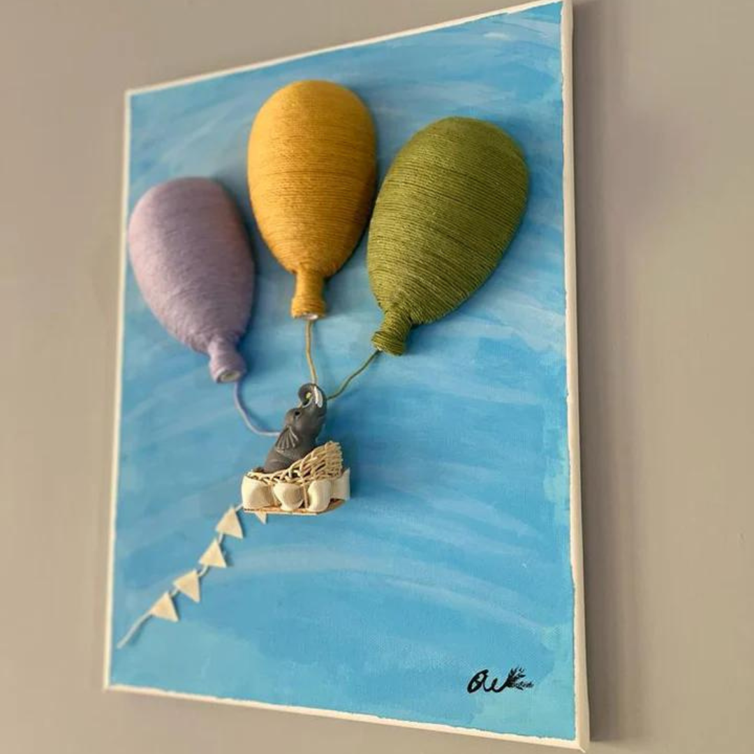 cuadro globos
