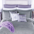 Edredón Velvet Gris con Fundas