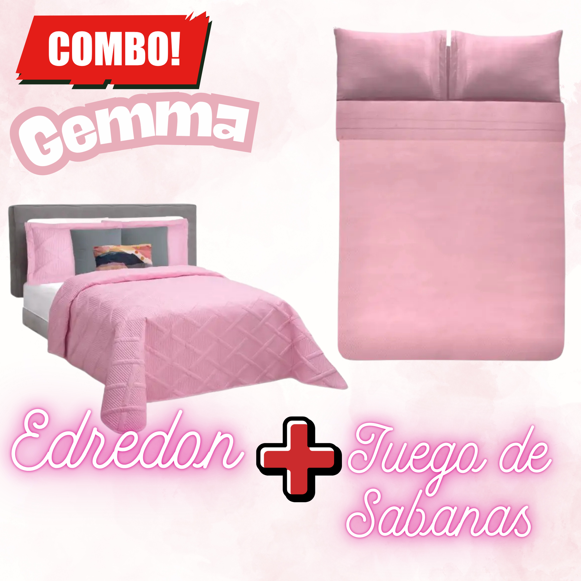 Edredón Ultrasónico Gemma con Sabanas.