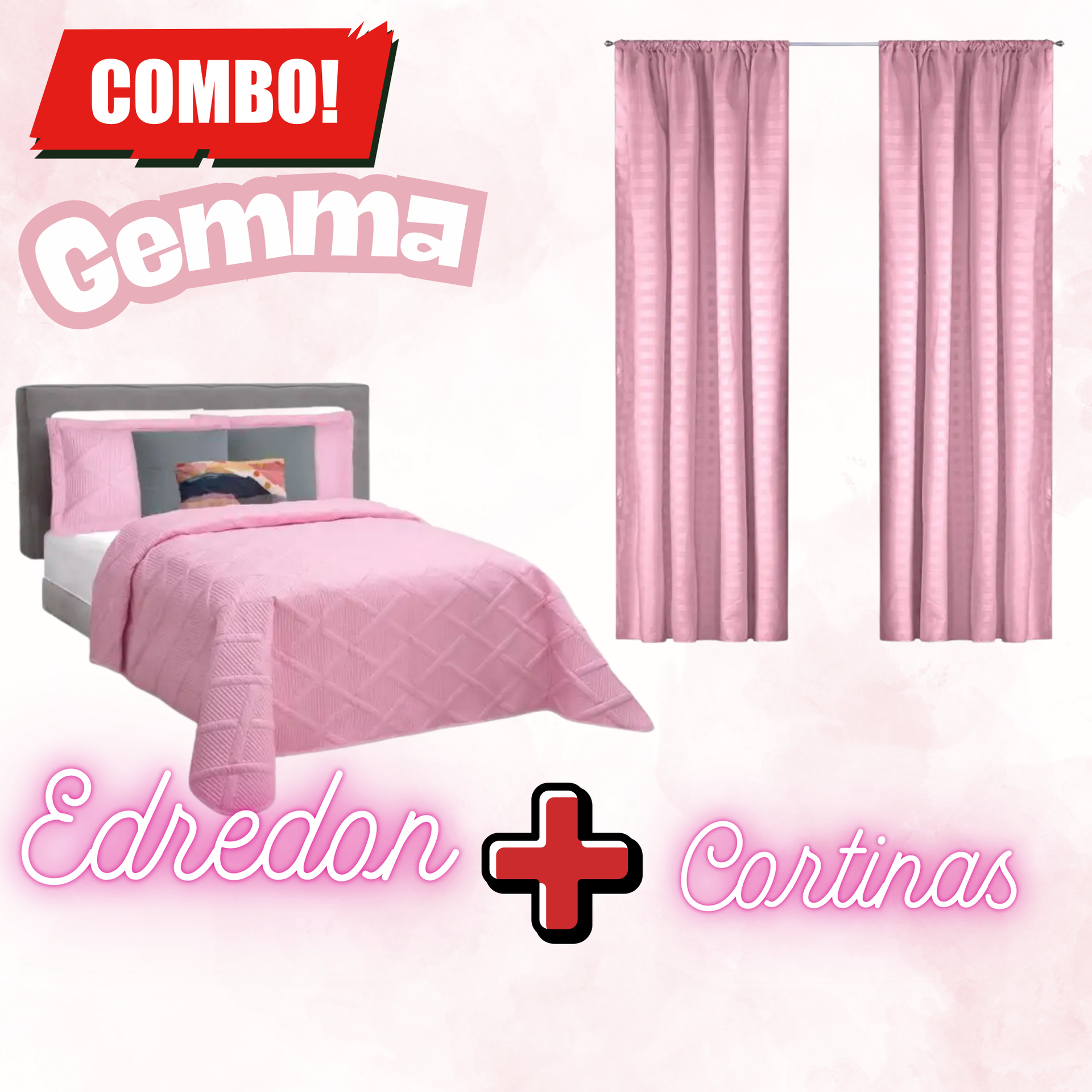 Edredón Ultrasónico Gemma con Cortinas