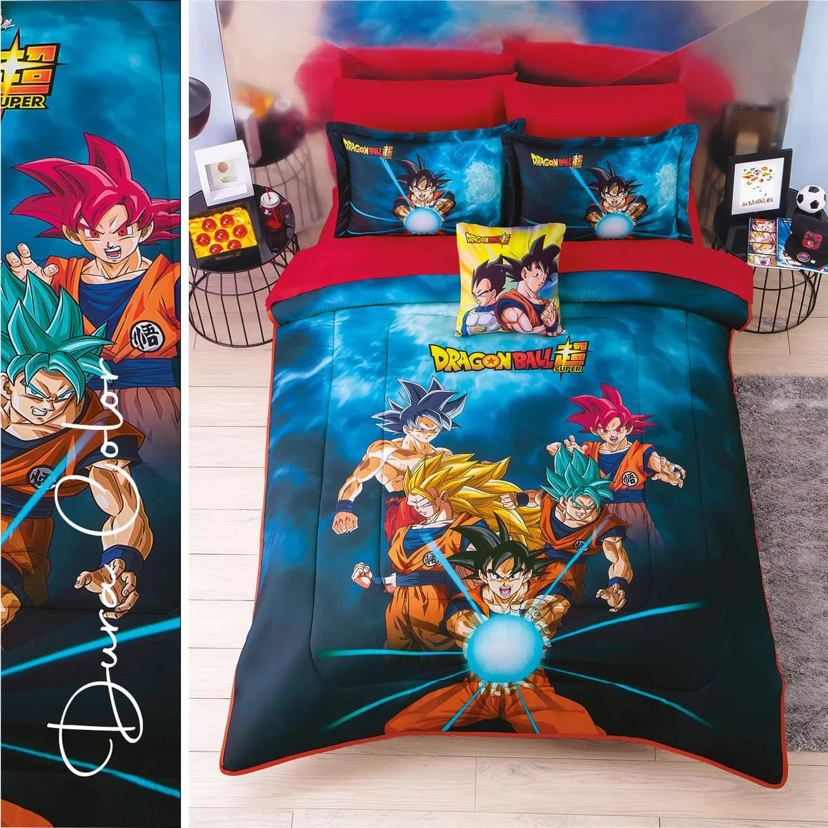 Edredón  con Fundas Dragon Ball Super