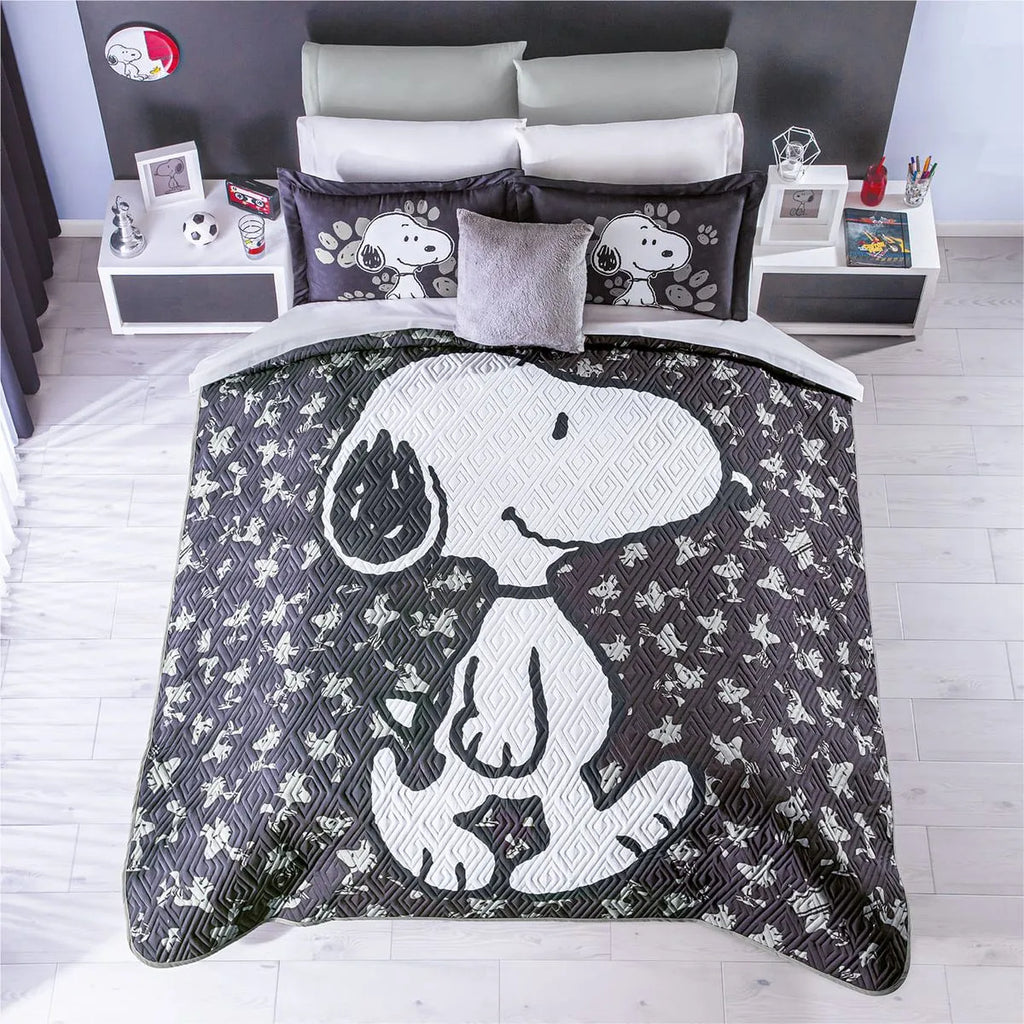 Edredón Ligero Neo Snoopy Black