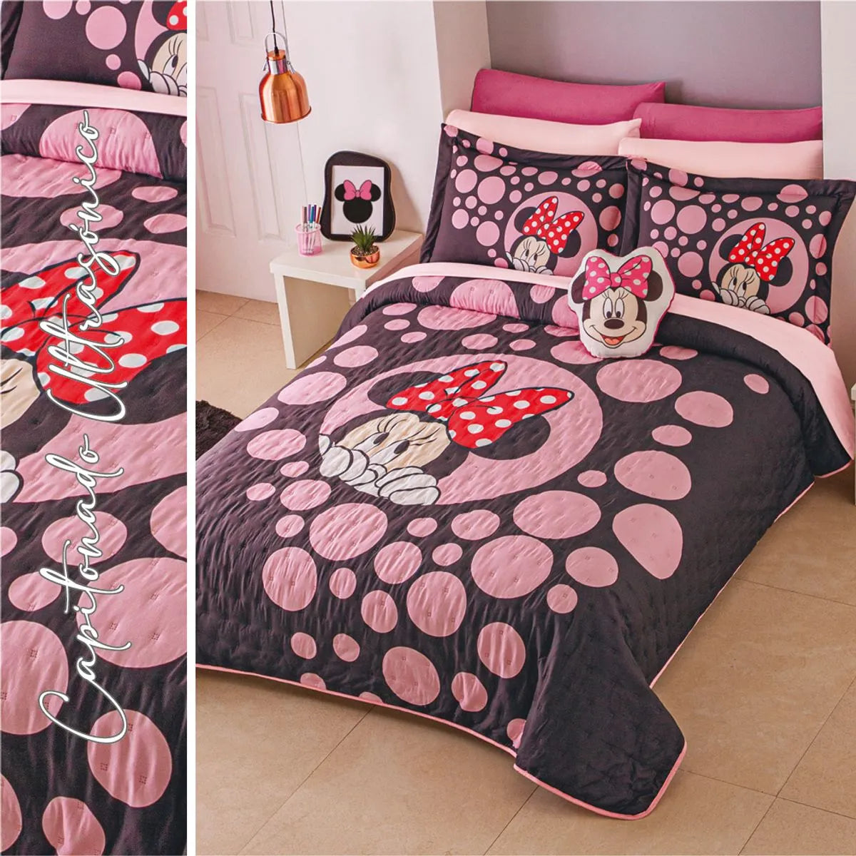 Edredón Ligero Neo Minnie Black